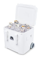 Igloo 52 QT 5-Day Marine Ice Chest Cooler With Wheels, White