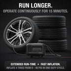 NOCO 15A 12V Portable Tire Inflator, 80 PSI - AIR15