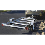 4-Ft. x 8-Ft. Folding Aluminum Utility Trailer, 1,170-Lb. Load Capacity