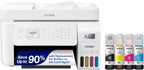 Epson EcoTank ET-4800 Wireless All-in-One Inkjet Printer, Scanner, Copier, Fax, ADF, Ethernet, White - C11CJ65201