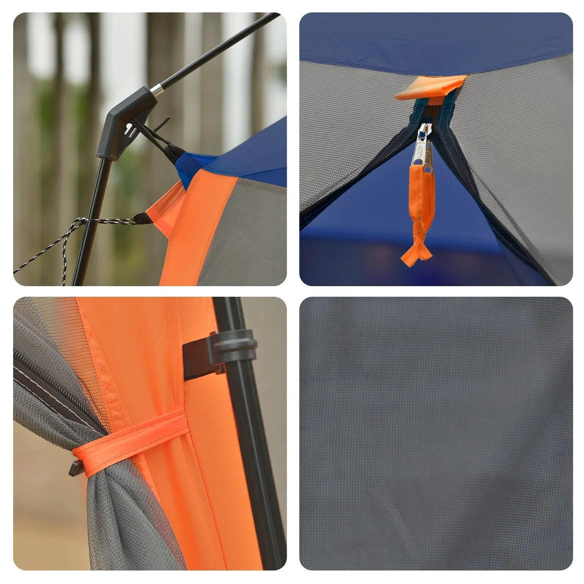 CAMPROS Screen House Canopy Tent, Blue, 12' x 10', 90in Center Height