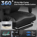 400 LBS Big and Tall Gaming Chair, Ergonomic High Back Computer Desk Chair for Gaming, Work and Home Office