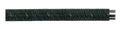 Aeroquip StartLite Racing Hose 6AN 20 ft Black Braided Stainless Steel - FCU0620