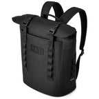 Yeti Backpack Soft Cooler, Black, 20 Cans / 12 lbs Ice, 17 x 8 x 16 inches - Hopper M12