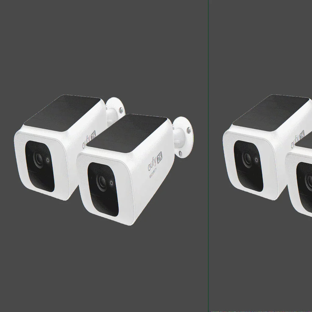 Eufy SoloCam S230 Solar Security Camera 4K UHD White 4-Pack - S40