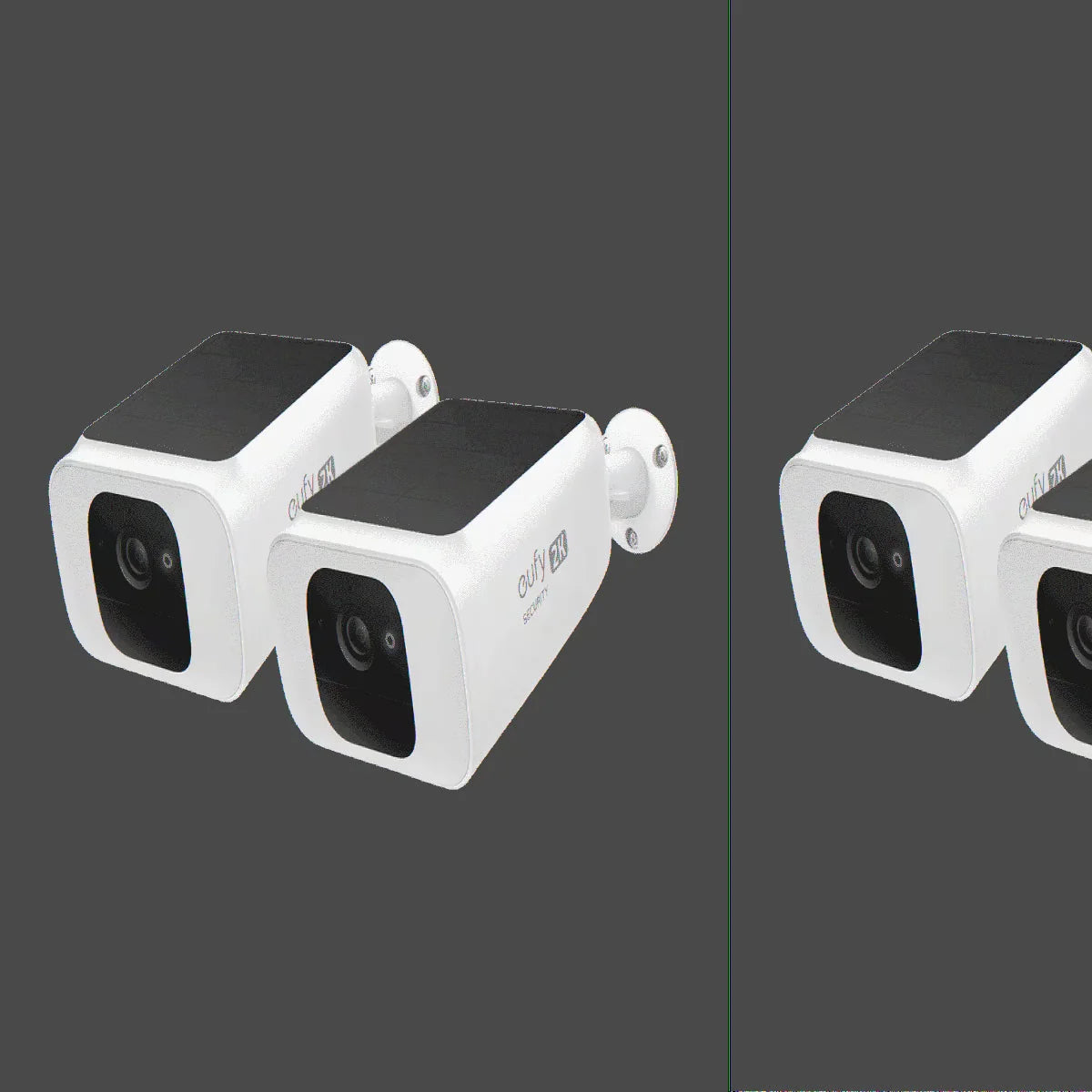 Eufy SoloCam S230 Solar Security Camera 4K UHD White 4-Pack - S40
