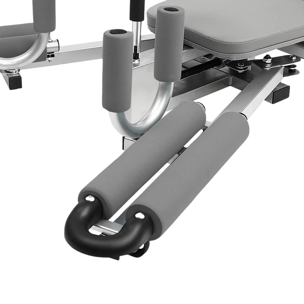 Leg Stretcher Training Machine, Steel, Gray, 330 lbs Capacity