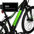Hyper Bicycles 29 Inch 36V Electric Mountain Bike For Adults, 250W, Black