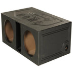 QPower Dual 12 Inch Vented Car Subwoofer Enclosure - QBOMB12VL