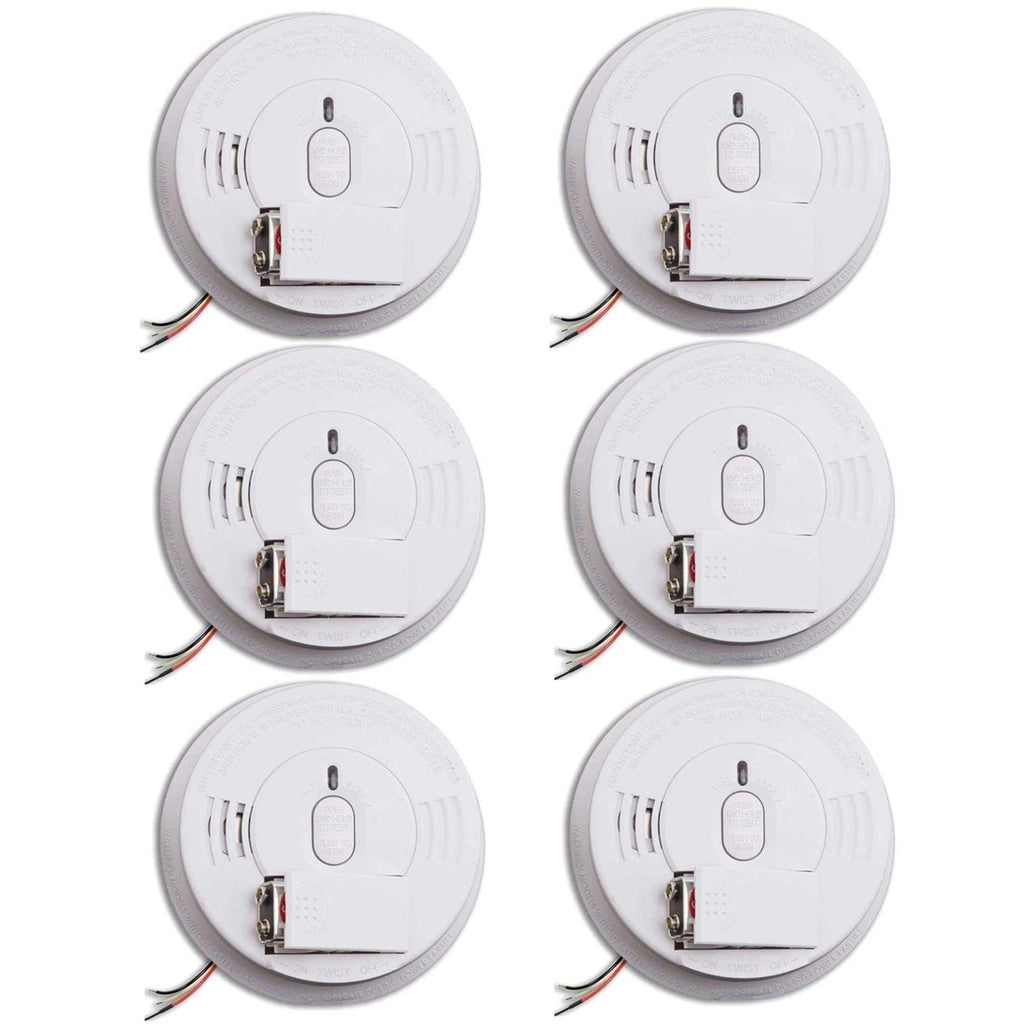 Kidde Hardwired Ionization Smoke Alarm With 9V Battery Backup - i12060