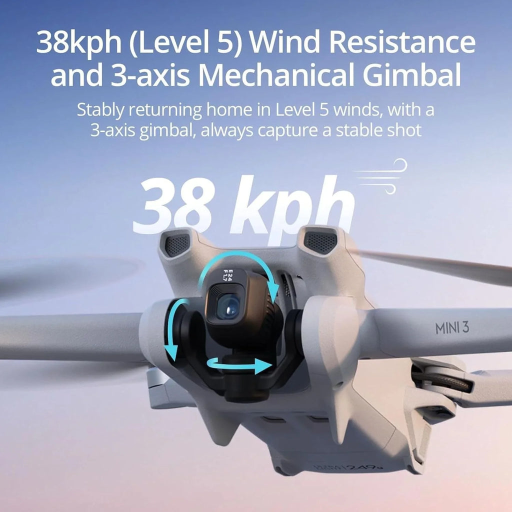 4K Camera Drone with 38-Min. Flight Time, 10 km Video Transmission, GPS Auto Return and Vertical Shooting