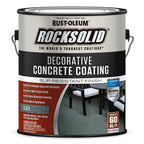 Rust-Oleum RockSolid Decorative Concrete Solid Stain, Slate, Matte, 2 Pack, Gallon - 306267
