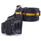 ToughBuilt Adjustable Handyman Tool Belt, Polyester, 27 Pockets, Black/Orange