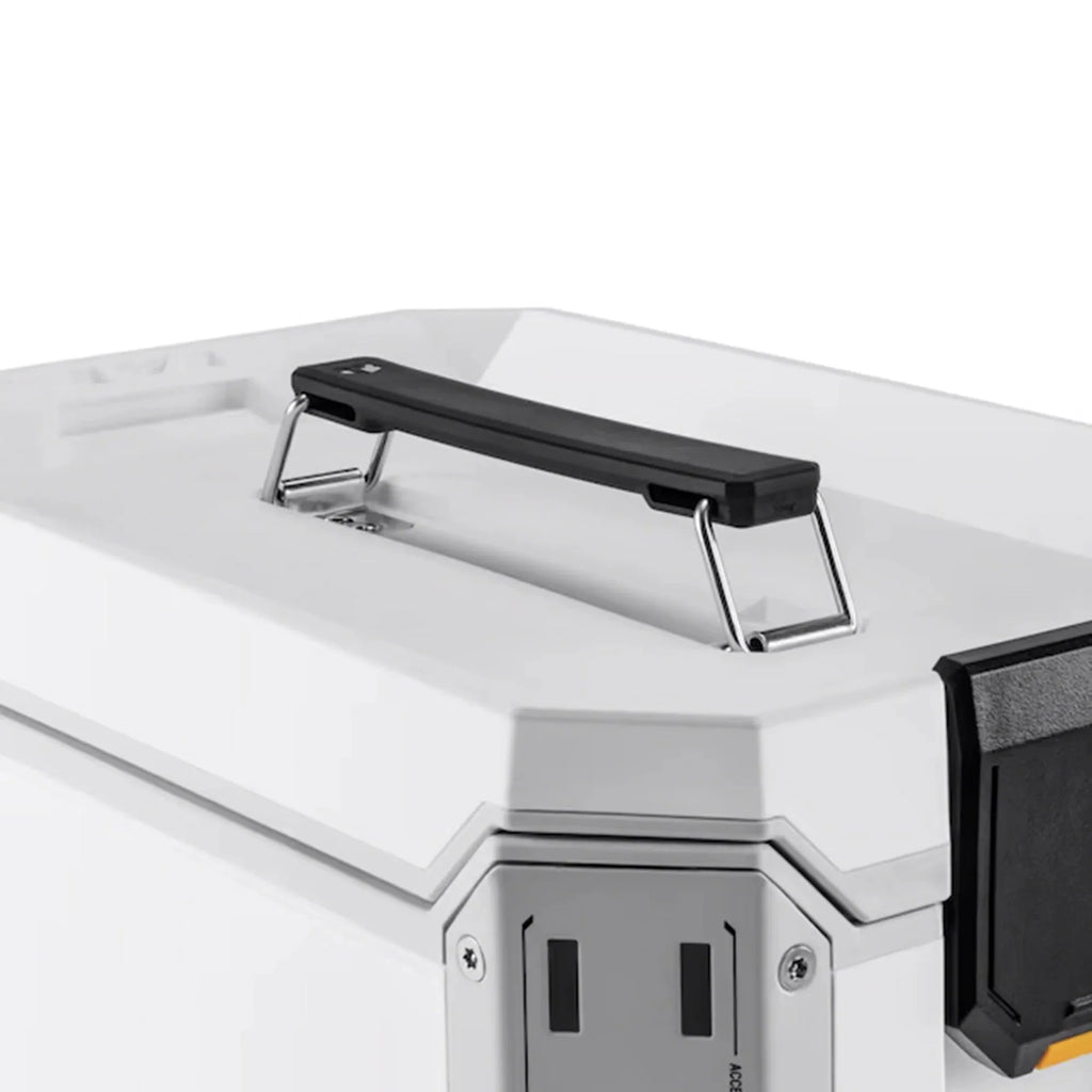 ToughBuilt StackTech Compact Cooler 16 Quart Hard Shell Ice Chest, White