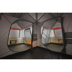 Ozark Trail Instant Cabin Tent, Sleeps 12, 3 Rooms, Brown/Red, 16 in x 16 in - WMT-161682B