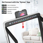 2-in-1 Folding Electric Treadmill, 2.25 HP, Under-Desk, with Dual Display and Smart App Control