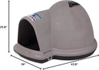 XL Igloo Dog House for Dogs 90-125 Lbs., All-Weather Pet Shelter, Made in USA
