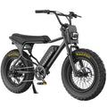 MACFOX Adult Electric Bike, 750W, 25 MPH, 48V 13Ah Removable Battery, 35-Mile Range, 20x4.5in Front And 20x5.0in Rear Tires - X7