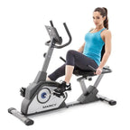 Impex Marcy Recumbent Exercise Bike, Black - NS-40502R
