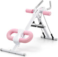 MERACH Adjustable Foldable Ab Trainer With Knee Protection, Pink - MR-2314
