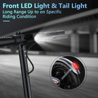 Electric Scooter 350W/500W Motor, 8.5/10 Solid Tires, 19/22 Mph, 28/21/12 Miles Range