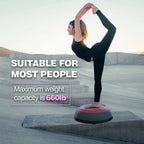 IFAST Balance Trainer 23 Inch Half Ball With Resistance Bands - 660LB Weight Capacity