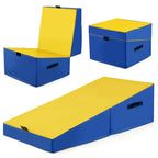 Costway Folding Gymnastics Incline Mat, 48 x 24 x 14 in