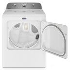 7.0 Cu. Ft. Vented Gas Dryer, White
