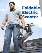 Electric Scooter 350W/500W Motor, 8.5/10 Solid Tires, 19/22 Mph, 28/21/12 Miles Range
