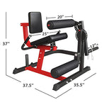 GMWD Leg Extension And Curl Machine - Adjustable Leg Exercise Bench