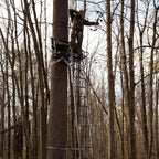 21-Foot 2-Person Ladder Treestand With Adjustable Shooting Rail