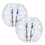 KFFKFF Inflatable Bumper Balls 4FT/1.2M 2-Pack, Transparent Dots - HCPPQ-005