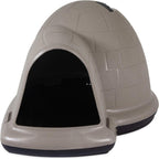 XL Igloo Dog House for Dogs 90-125 Lbs., All-Weather Pet Shelter, Made in USA