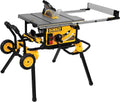 10" 15A Table Saw with Rolling Stand – 32-1/2" Rip Capacity, Portable Jobsite Saw