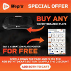 LifePro Waver Vibration Plate Exercise Machine With Remote And Exercise Bands