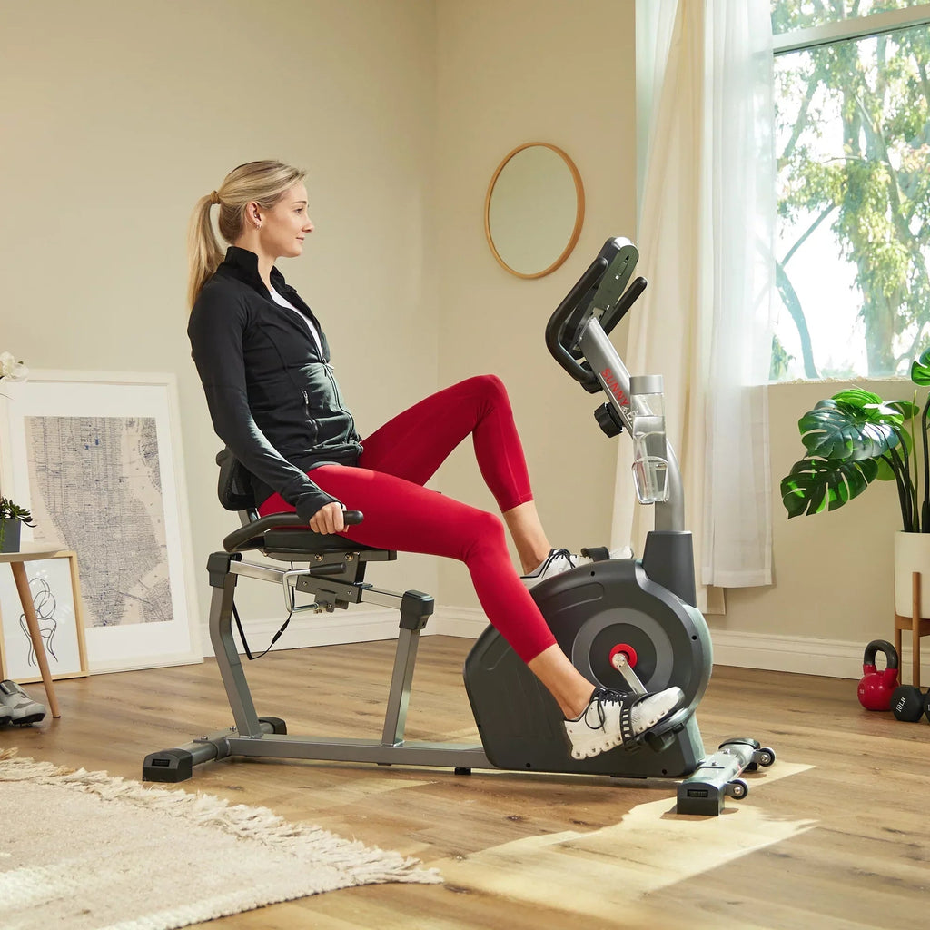 Sunny Health & Fitness Elite Interactive Series Recumbent Bike - SF-RB420046