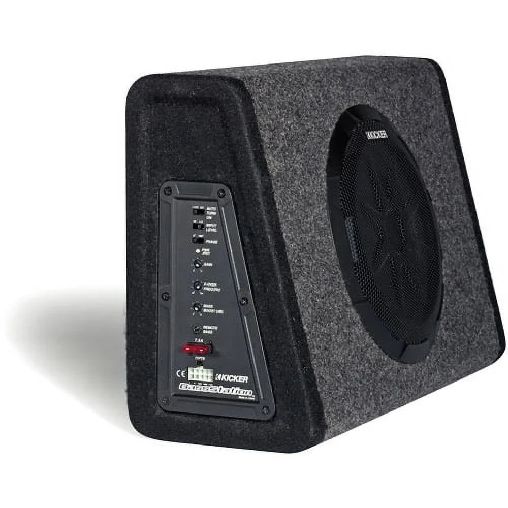 Kicker Powered Subwoofer 10in 100W Built-In Amplifier - PT250