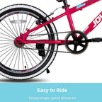 20-Inch/24-Inch Kids Mountain Bike, Single-Speed Bicycle