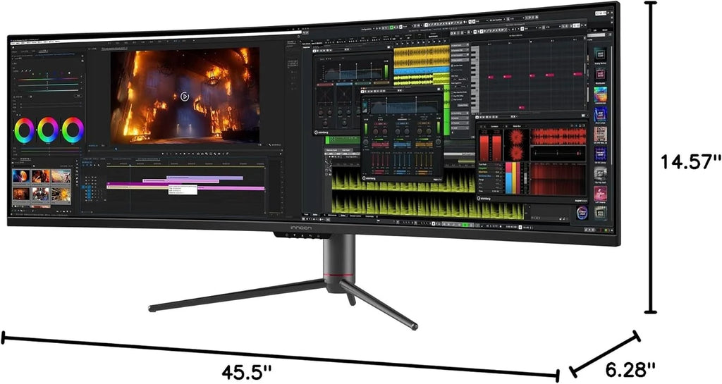 INNOCN 49 Inches Curved Gaming Monitor, 144Hz, HDR400, 32:9 - 49C1G