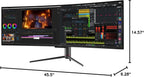 INNOCN 49 Inches Curved Gaming Monitor, 144Hz, HDR400, 32:9 - 49C1G