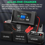 36V 18-Amp And 48V 13-Amp Smart Golf Cart Battery Charger