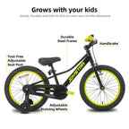 20-Inch Kids Bike with Training Wheels
