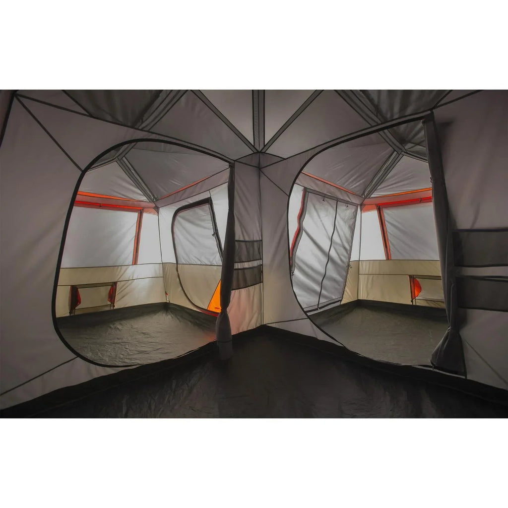 Ozark Trail 12-Person 3-Room Instant Cabin Tent, 16 x 16 Feet - WMT-161682B