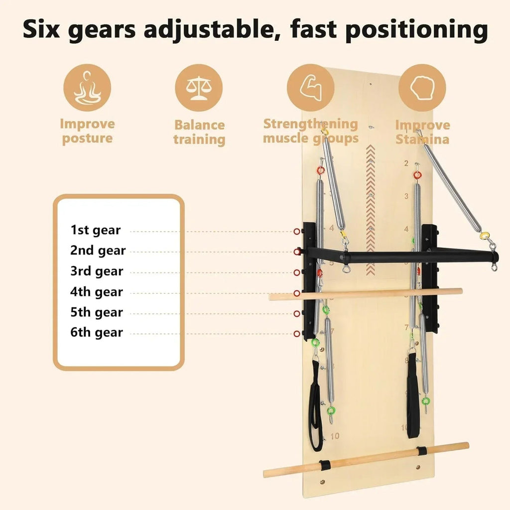ARKANTOS Pilates Springboard Exercise Equipment