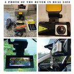 TOGUARD Front And Rear Dash Cam 4K+2K, 3.16-Inch Touch Screen, 64GB Memory Card - DC15
