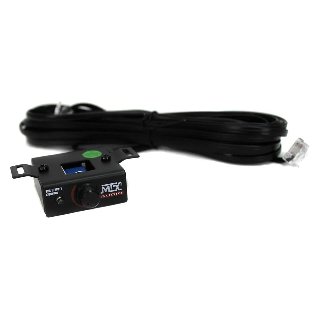 MTX Terminator Dual Loaded 12in 1200W Car Subwoofer Enclosure With Amplifier And 8-Gauge Amp Kit
