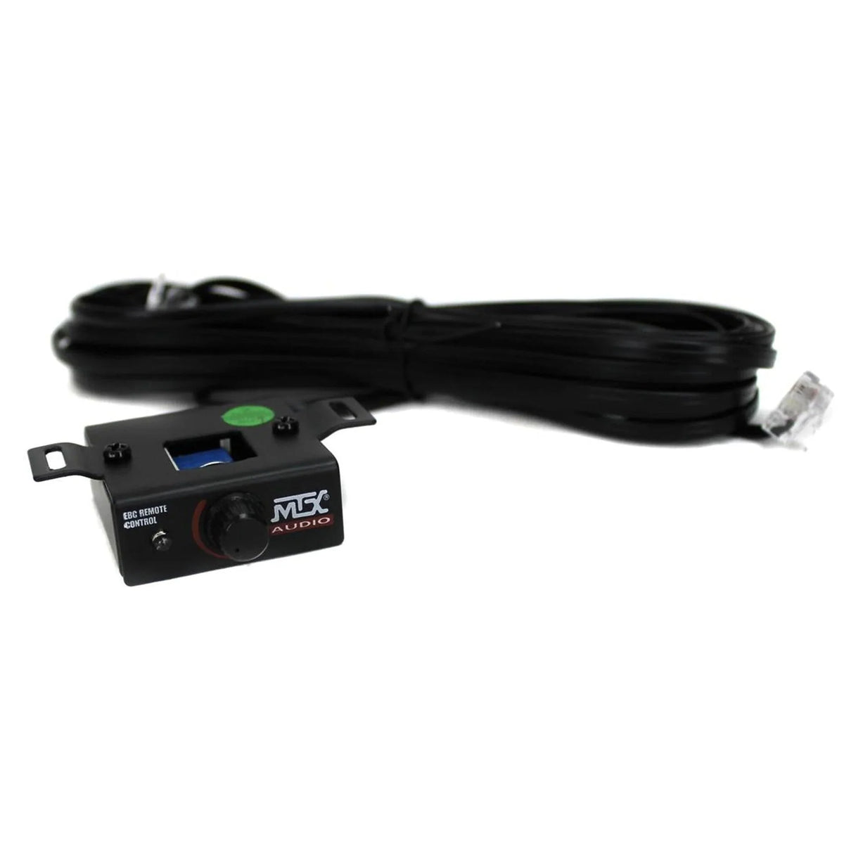 MTX Terminator Dual Loaded 12in 1200W Car Subwoofer Enclosure With Amplifier And 8-Gauge Amp Kit