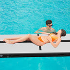 Goplus 10FT Air Track Inflatable Gymnastics Tumbling Mat With Pump - Black
