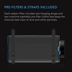 AC Infinity Air Carbon Filter 12in Duct Opening, 28in Length - Australian Virgin Charcoal