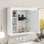 36'' Bathroom Vanity Set With Ceramic Sink Top, Mirror Cabinet, 2 Doors And 2 Drawers - Gray